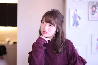 ロング カラー 髪の病院  ルーミールームのヘアスタイル