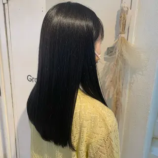 ロング カラー ノグチ ナツコのヘアスタイル