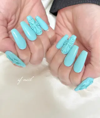 ロング if nailのネイルデザイン