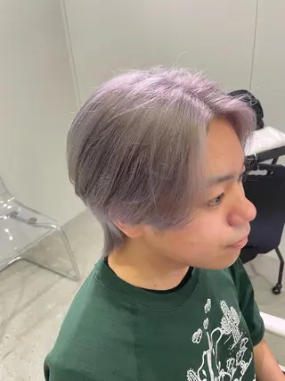 カラー メンズ 無料ショートモデル 募集中❗️秋山ひらいのヘアスタイル