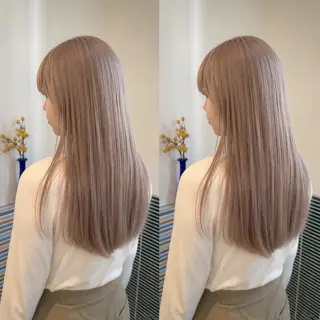 セミロング カラー カラー特化/ブリーチ 梅田中崎町/あかりのヘアスタイル