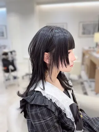 ロング ウルフカット/ ハッシュカット/山路のヘアスタイル