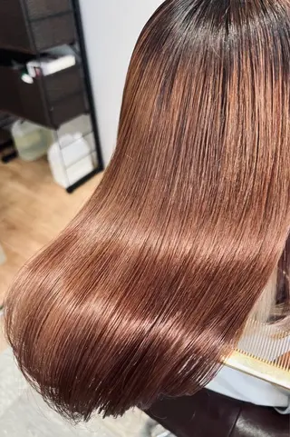 セミロング 縮毛矯正特化❄️ Ibuki/東陽町のヘアスタイル