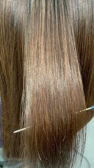 ロング 艶髪color💎髪 質改善ストレート大吉のヘアスタイル