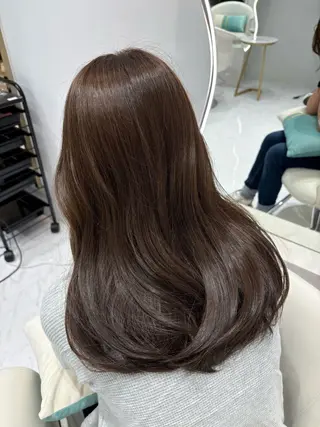 セミロング カラー 後藤 瑠菜のヘアスタイル