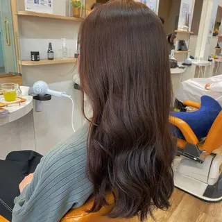 ミディアム ブリーチなし透明感 🕊ワダ　ユイのヘアスタイル