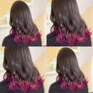 カラー 渋谷:インナーカラー ／🍒エリカ🍒のヘアスタイル