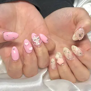 ネイル 【OKIKA】 らん🦖🌈🧡のマツエク・マツパデザイン