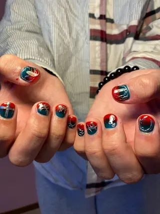 ネイル NICO nail　三軒茶屋店　ネイル＆アイラッシュ所属・oichan 𖦹°‧のネイルデザイン