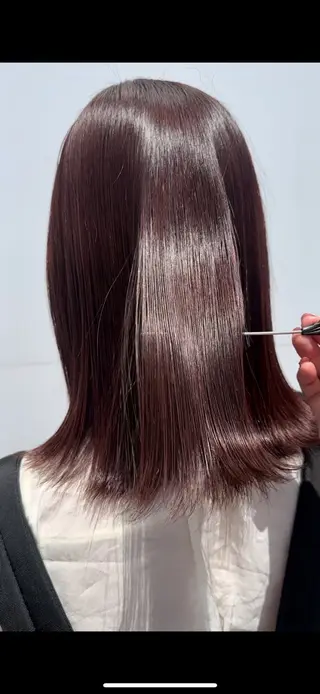 ロング カラー 💘韓国カラー💘 クルミのヘアスタイル