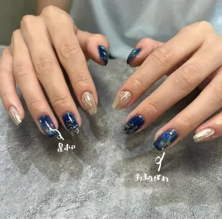 ミディアム ︎ ユイナのネイルデザイン