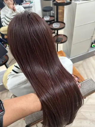ロング カラー be flotのヘアスタイル