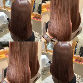 ミディアム カラー レイヤー×髪質改善 マネージャー安藤光司のヘアスタイル