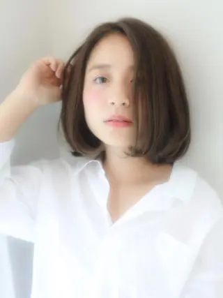 ミディアム カラー レイヤーカット✂️ 横浜No1♡下鳥翔子のヘアスタイル