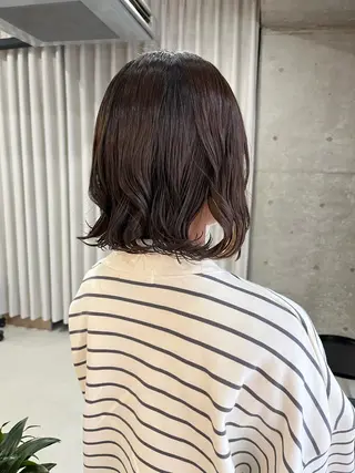 ショート パーマ ロングパーマ木村 ボブパーマのヘアスタイル