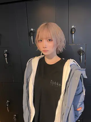 ショート カラー ヘアアレンジ 🐺ウルフの神🐺 /カラー/けいすけのヘアスタイル
