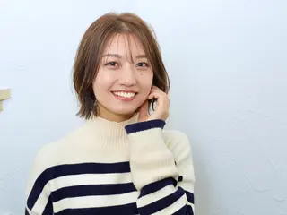 ミディアム カラー ヘアアレンジ 🍑もも 🍑のヘアスタイル