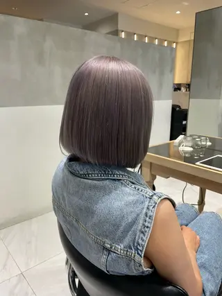 ショート オリーブ カラー✨有坂映哉のヘアスタイル