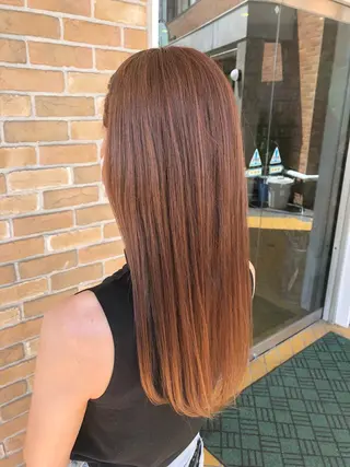 ロング カラー ヘアアレンジ ❣️倉敷❣️美髪 カラー能登一成のヘアスタイル