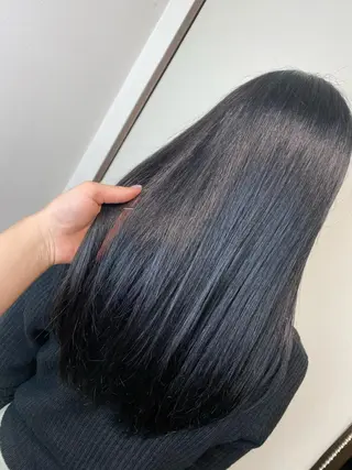 セミロング カラー ブリーチカラー🫧 森　凪沙のヘアスタイル