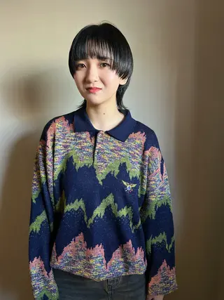 ショート 千葉パーマ/レイヤー kusa‪🌱‬のヘアスタイル