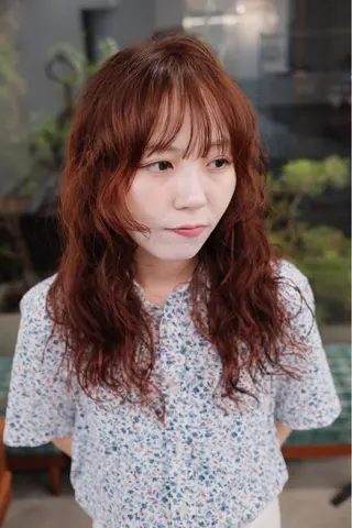 ロング カラー パーマ 【お洒落パーマ】 Elme　肥塚康汰郎のヘアスタイル