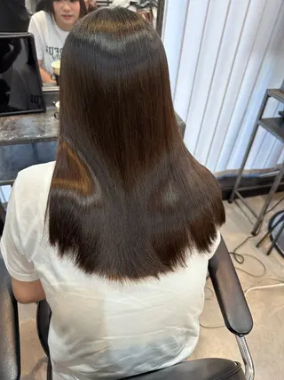 セミロング パーマ 髪質改善・艶カラー HIROTOのヘアスタイル