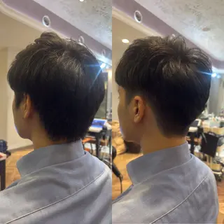 メンズ 頭から整える美容師 松田のヘアスタイル
