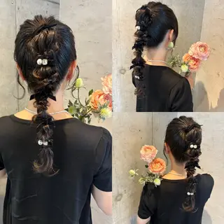 ロング ヘアアレンジ 美髪× ヘアセット✨Araiのヘアスタイル