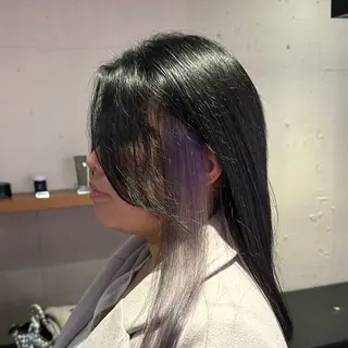ロング カラー カットモデル ／ゆうのヘアスタイル