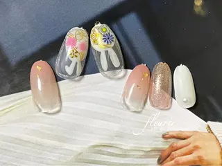 ネイル フルリール 【プライベートサロンのネイルデザイン
