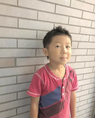 ショート メンズ キッズ 中村 よしひでのヘアスタイル