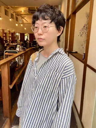 パーマ 渡部 仁のヘアスタイル