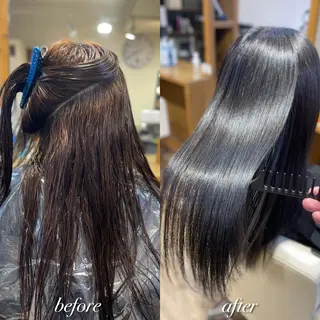 ロング カラー ♦️髪質改善縮毛矯正 美髪💍谷口克也♦️のヘアスタイル