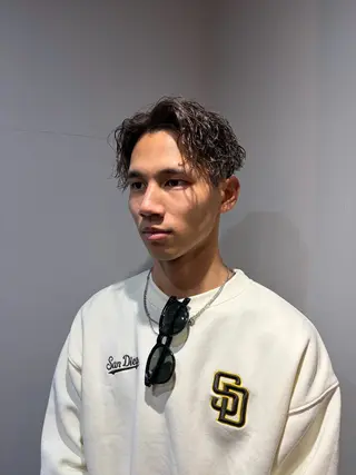 パーマ メンズ 【メンズ特化】 山中瞬のヘアスタイル