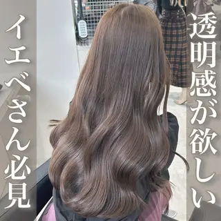 セミロング カラー ♡上品韓国髪♡ブラ ウン/SAYATOのヘアスタイル