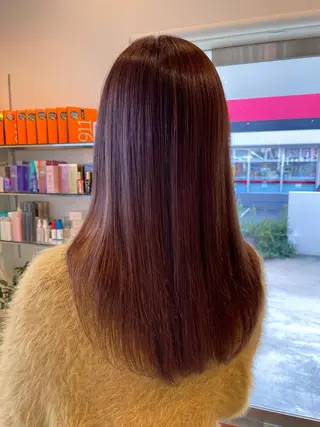 ロング カラー 野田 カレンのヘアスタイル