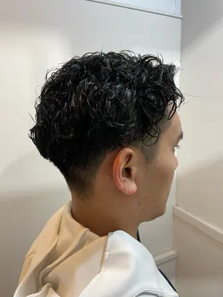 パーマ メンズ TJ天気予報 近藤 仁也のヘアスタイル