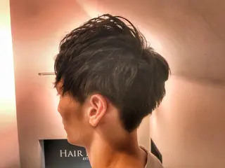 ショート カラー パーマ メンズ 美髪矯正 Rioのヘアスタイル