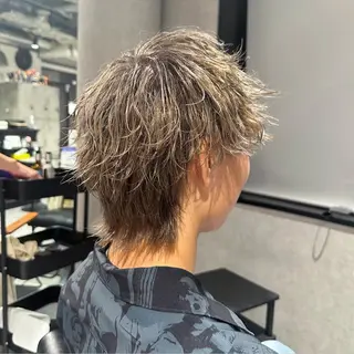 ショート カラー ヘアアレンジ メンズ メンズヘア静岡 ✂︎Ryuheiのヘアスタイル