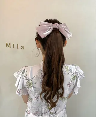 ロング Mila chihiroのヘアスタイル