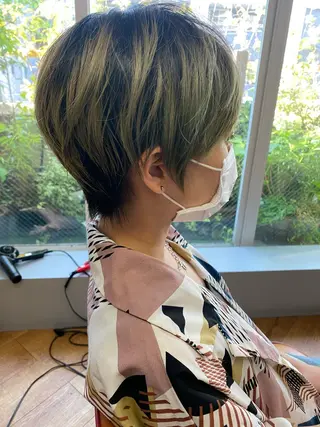 ショート 西尾 隆介のヘアスタイル