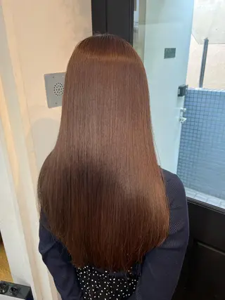 ロング Airi 韓国y2k ハイレイヤーのヘアスタイル