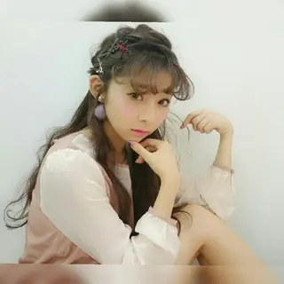 ロング ヘアアレンジ ma cherie naoのヘアスタイル