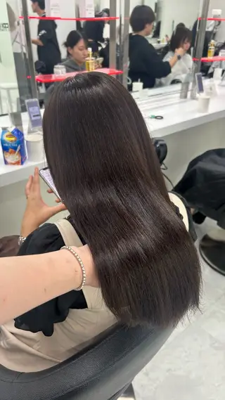 ロング カラー パーマ ヘアアレンジ メンズ キッズ 盛れ韓国ハイトーン 🎀Himari🎀のヘアスタイル