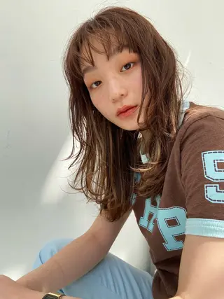 セミロング カラー かとう みかのその他イメージ