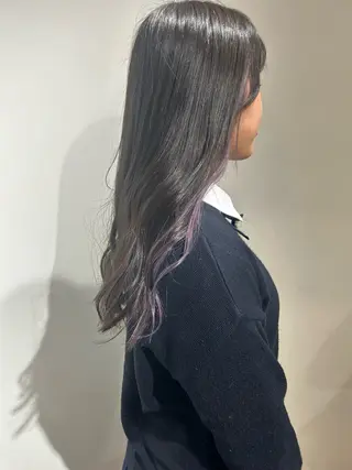 ロング カラー QUATRO水戸🌷 小沢青空のヘアスタイル