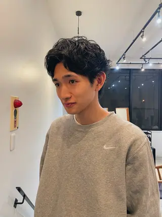 ショート パーマ メンズ ボブ／パーマ指名 No. 1🍃れんとのヘアスタイル