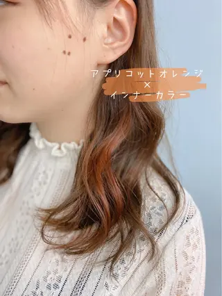 ロング カラー ヘアアレンジ パーマ×ウルフカット koya☆のヘアスタイル