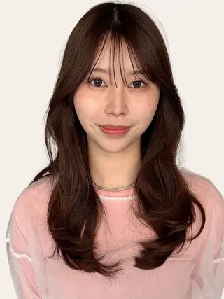 セミロング 渡辺 奎斗のヘアスタイル